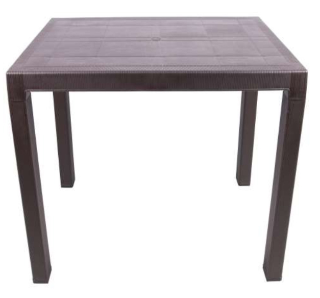 80x80 Elit Rattan Masa Eko (Camsız)