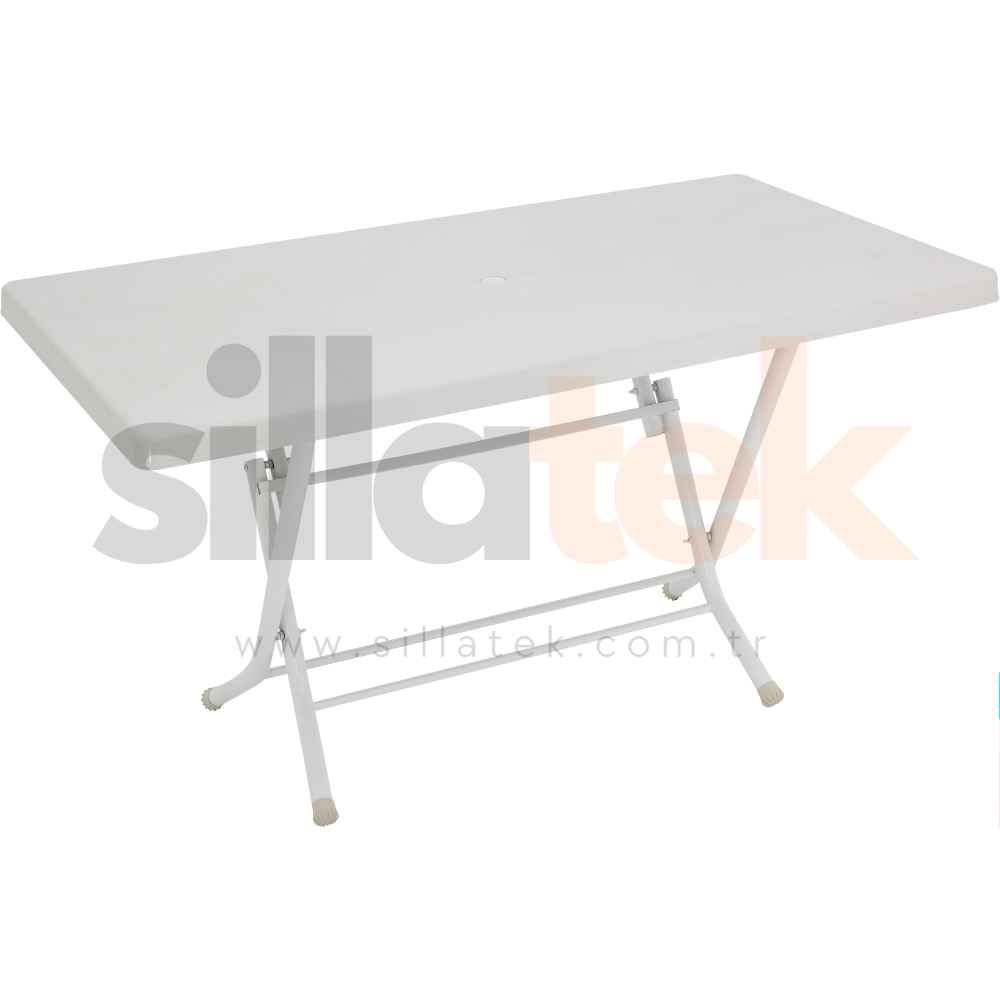 80x140 Katlanır Metal Ayaklı Masa Eko