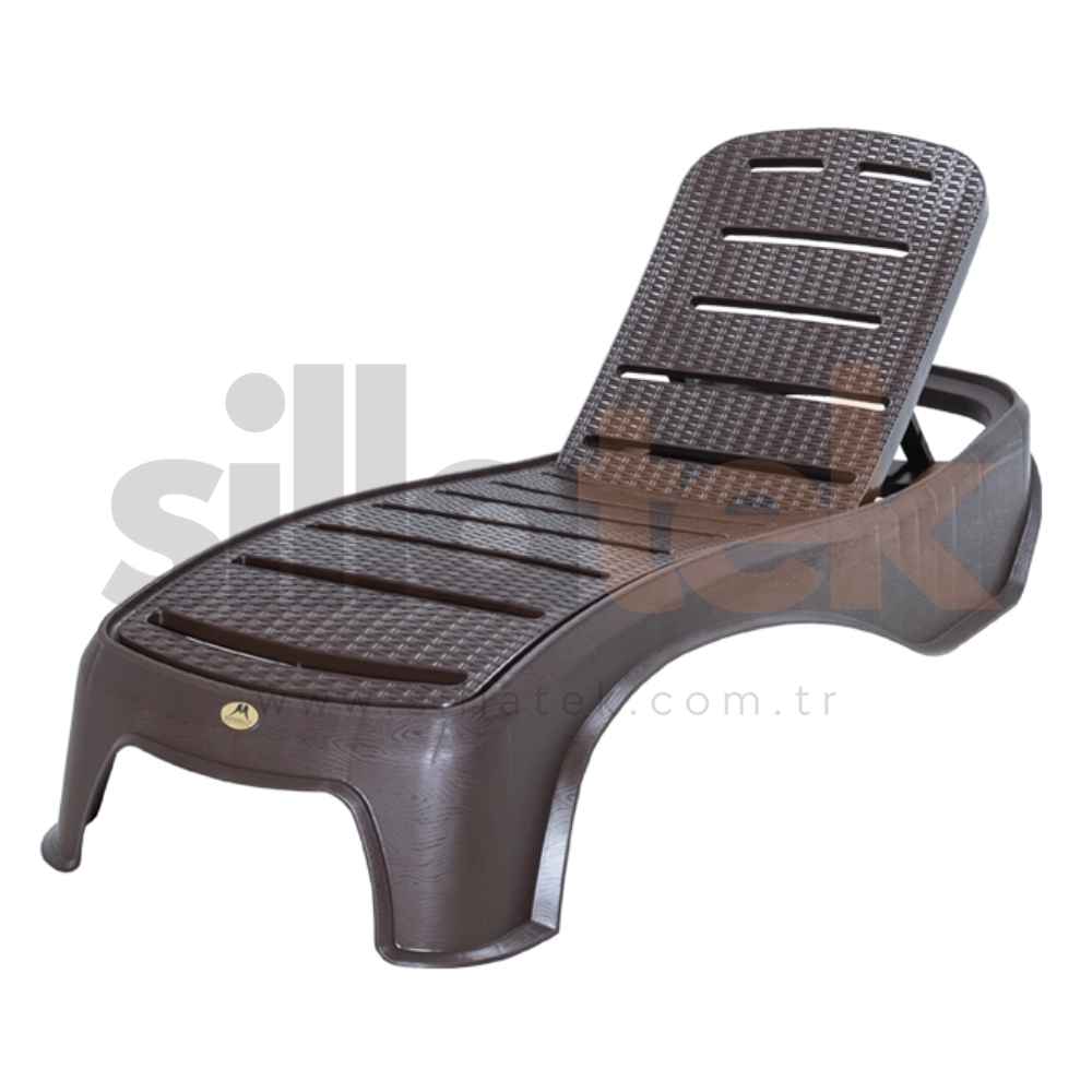 Titan Rattan Şezlong